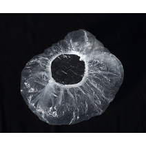 일회용 비닐 샤워캡 위생모자 헤어캡 미용실용 큰사이즈 100매, 대(52cm)