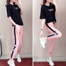 짐웨어 트레이닝복 여성 땀복 트레이닝셋업 빅사이즈 레저 캐주얼 츄리닝