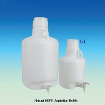 대용량 증류수 통 Aspirator Bottle 카보이 HDPE, Amber(Φ95/Φ380×h700㎜)
