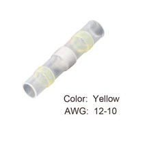 자동스위치 토클스위치 DIY스위치 열 수축 와이어 커넥터 102030PCS SST21 방수 슬리브 AWG2218 버트 전기 스플 라이스 주석 도금 솔더 씰 터미널, 없음, Yellow+10PCS