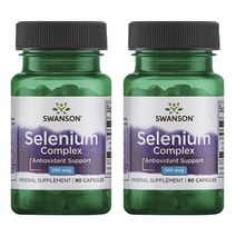 스완슨 셀레늄 컴플렉스 200mcg 캡슐, 90개입, 2개, 90정