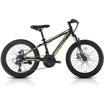 TK 기계식 21단 초등학생 MTB 자전거, 블랙