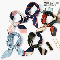 [KT알파쇼핑]5+1 쁘띠 실크 스카프 76종 봄 가을 여성 미니 사각