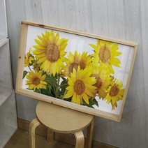 기타 바보사랑[꾸밈]우드프레임액자_한편의그림같은해바라기