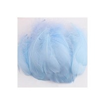 공예품용 거위 깃털 100 개 48cm 812cm 백조 웨딩 수공예 액세서리 드림 캐처 깃털118814, light sky blue, light sky blue