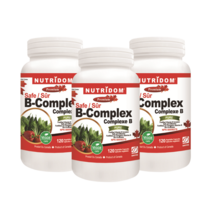 (3병) 뉴트리돔 비타민 B 컴플렉스 200mg 120캡슐 B군 캐나다 직구 영양제 by 카포리아