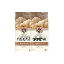 CJ 제과제빵 백설 강력 밀가루 칼국수 식빵 빵만들기 1kg 2개 1세트, 18세트