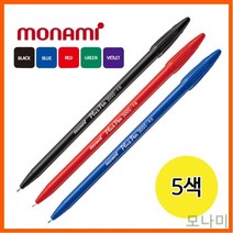 GJW65ECA9 12개입 프러스3000 구 슬 볼 필기 도구 5색 류 샤프 연필 펜 네임 펜/펜리필 흑색(116046) 외 4가지옵션, 도매프리 녹색(116049)