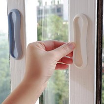창문손잡이 붙이는 접착식 유리문 샷시 샤시 손잡이, 일자손잡이(스카이2개)