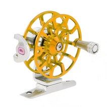 제이즈 낚시 릴 풀 메탈 전 얼음 플라이 휠 초경량 50g 5 색 옵션 디자인 금속 Hollowing, [04] Color-Gold