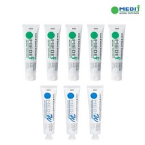 메디프랜 메디에프 시린이 천연치약 5ea + 메디더블유 미백치약 3ea 총 8개세트