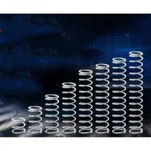 용수철스프링 압축 스프링 와이어 직경 0.3mm 외경 3mm 스테인레스 스틸 소형 길이 5mm-50mm 10 개325222, 3x45mm