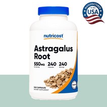 뉴트리코스트 Nutricost Astragalus 황기 뿌리 추출물, 240정, 1개, 200g