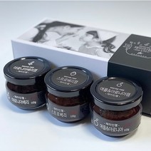 [참새방앗간]수제 무설탕 사과 아로니아베리 딸기 무설탕 수제 건강 잼 선물 110g 3종 세트, 재미인잼 1호세트