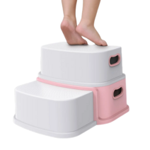 베비올라 2단 유아 발 디딤대, 핑크