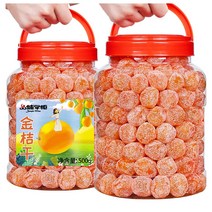 쫀득한 금귤 말랭이 500g x 2통 설탕 묻힌 말린 금귤 낑깡 건과일 간식, 2개