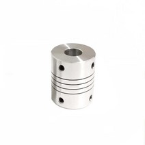 알루미늄 플렉시블 조 샤프트 커플링 D19L25 5 8 6.35mm 8mm 10mm CNC 스테퍼 모터 커플러 인코더 조각 기, 07 5mm x 6mm