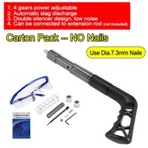 수동 미니 스틸 네일 건 리벳 천장 벽 앵커 와이어 Slotting 장치 홈 패스너 금속 가공 도구, 13 4 Gears Black Carton