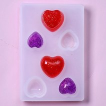 미니하트몰드 레진공예 아트 재료 uv레진 에폭시 diy