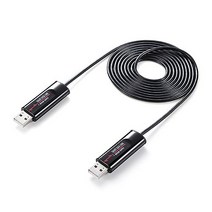 산와 다이렉트 USB 링크 케이블 PC 데이터 마이그레이션 드래그 & 드롭 대응 windows 전용 windows10 대응 500-USB034