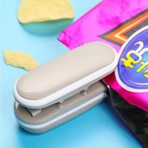 밀봉기 비닐 접착기 봉지 붙이기 접착 휴대용 실링기, 밀봉기 화이트