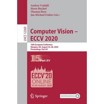 Computer Vision - Eccv 2020: 16th European Conference Glasgow Uk August 23-28 2020 Proceedings ... Paperback, Springer, English, 9783030585549