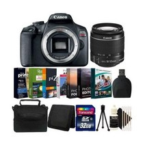 캐논 EOS Rebel T7 DSLR 카메라 + 18-55mm 렌즈 사진 편집기 번들 키트