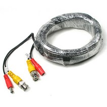 coms CCTV 케이블 10m - BNC DC 5.5 전원 회색, 본상품선택, 단일