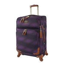 Steve Madden 디자이너 수하물 컬렉션 가볍고 부드러워 확장 가능한 여행 가방 남성 여성용 내구성이 뛰어난 50.8cm(20인치) 휴대용 4개의 롤링 스피너 휠 포함 섀