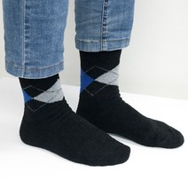 옥스포드 남자 털안빠지는 발목긴 수면 양말 5켤레