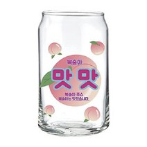 캔형 일본 유리 하이볼 글라스 위스키 가쿠빈 잔 360ml, 코리안 스타일 모모