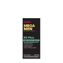 GNC 메가맨 50 플러스 원 데일리 60정 MEGA MEN 50+ One Daily 60 Caplets, 2병