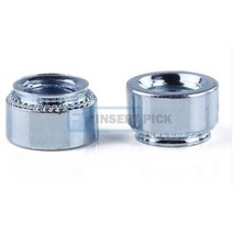 M6 STEEL 압입너트 팸너트 클린칭너트 인서트픽, IPS-M6-0ZI, 아연도금, 1개