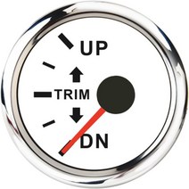 9-32V 52mm 트림 게이지 상하 방수 트림 미터 밸런스 계측기 버스 자동 보트 트럭용 0-190ohm 트림 틸트 표시기