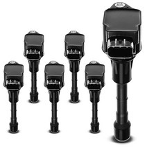 닛산 370Z 인피니티 EX37 FX37 G37 M37 Q40 Q50 Q60 Q70 Q70L QX50 QX70 V6 3.7L 6피스 세트와 호환되는 엔진 점화 코일 팩103904, Pack of 6