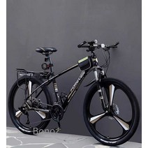 Bonoz 자전거 블랙 MTB 로드자전거 33단, 블루 - 오일 플레이트 3칼 27.5인치 33단