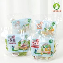데이밀 자연을담은 샐러드 8가지 토핑 혼합4종 토핑샐러드 국내산 야채믹스 + 증정행사 양배추채 1팩, 실속토핑 혼합 8팩, 드레싱없음