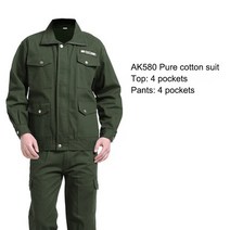 작업복 청소복 방진복 근무복 스즈끼 작업복 정장 남성용 여름 얇은 노동 보호 의류 면화 내마모성 화상, 03 3_02 M