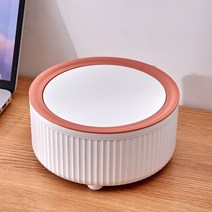 구디푸디 템바보드 원터치 미니 휴지통 화장대 쓰레기통, 오렌지
