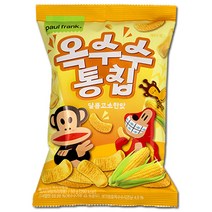 폴프랭크 옥수수통칩 스낵 과자 아이들 간식, 50g, 10개