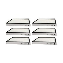 Nispira 86889 EF 1 HEPA 교체 필터 Sears Kenmore 53295 미디어 진공 청소기 배기 및 파나소닉 업라이트 캐니스터와 호환 6개 유닛, 6