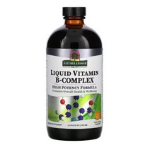 네이처스 앤써 비타민 B Liquid Complex 16 fl oz (480 ml) 티아민 리보플라빈 나이아신 엽산 피리독신 비오틴 판토텐산