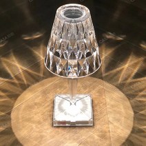 명품 클래식 다이아몬드 USB 테이블램프 단스탠드 책상 탁상스탠드 수면등 Kadir, 투명