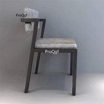 Prodgf 1 세트 알루미늄 회전식 커피 의자, 01 1