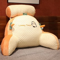 Kcwen 여름 쿨 바디필로우 의자 등받이쿠션 허리 등쿠션 쇼파 사무실, 토스트