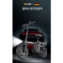 독일 ZSUN 접이식 전기 자전거, 20AH - 80KM ~ 90KM, F10