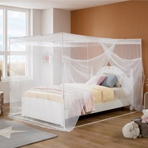 모빌리에 슈퍼싱글 스텐 프레임 사각 모기장 2~3인용