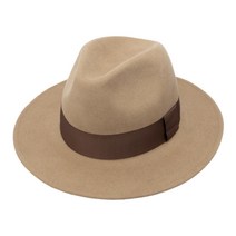 라핑 깔끔한 겨울 모직 여성 페도라
