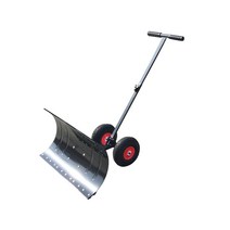 눈삽 서까래 제설함 바퀴 불도저 눈밀대 얼음삽 장비, 두 배 극은 눈 삽 98×42CM 삽 표면
