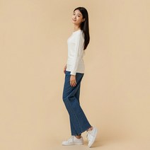 [JAJU/자주] 여 와이드핏 데님 팬츠_블루